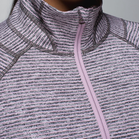 Lululemon Race Your Pace 1/2 Zip 4 Grey Mauve - Picture 3 of 14